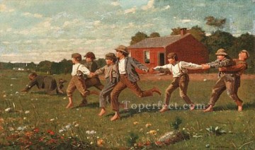  del - Snap The Whip Pintor del realismo Winslow Homer